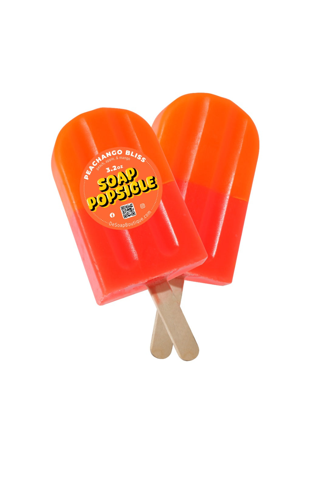Peachango Bliss Popsicle Soap